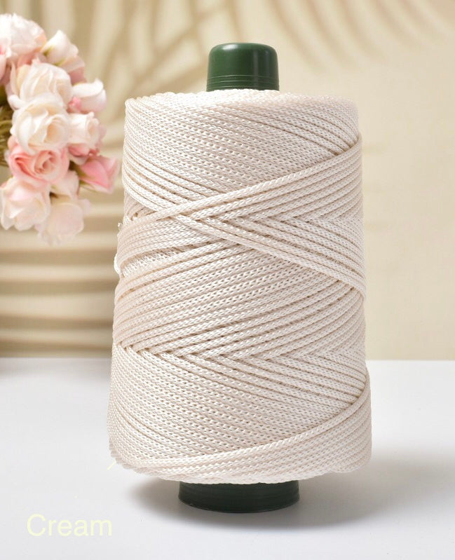 1pc 245g/8.64 Ounces Ice Silky Fiber Fabric Thread for DIY Crochets Handmade Projects