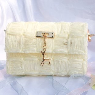 1 Set Mesh Plastic Canvas Sheets Kit for Ribbon Bag