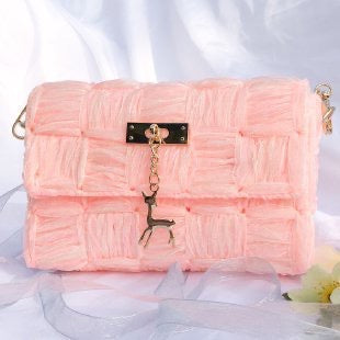 1 Set Mesh Plastic Canvas Sheets Kit for Ribbon Bag