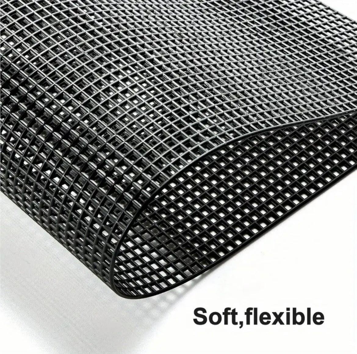 10 pcs Plastic Mesh Canvas Sheets, 16.5x23.62inch/ 42x60cm, 4mm Aperture, Yarn Crafting Knit Crochet Project
