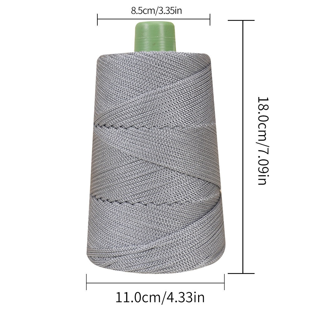 1pc 245g/8.64 Ounces Ice Silky Fiber Fabric Thread for DIY Crochets Handmade Projects