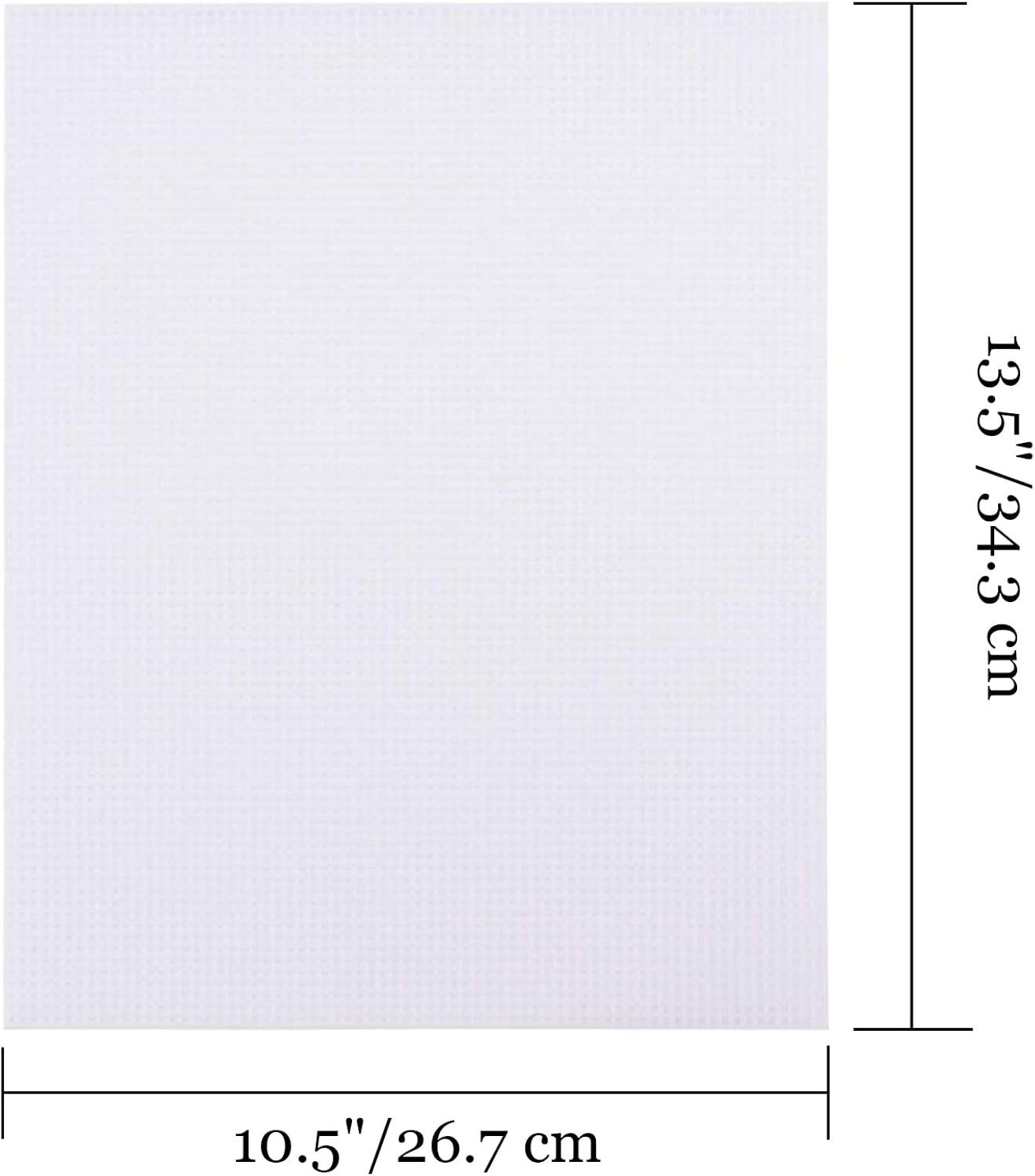 10 pcs Plastic Mesh Canvas Sheets, 10.5x13.5inch/ 27x35cm, 4mm Aperture, Yarn Crafting Knit Crochet Project