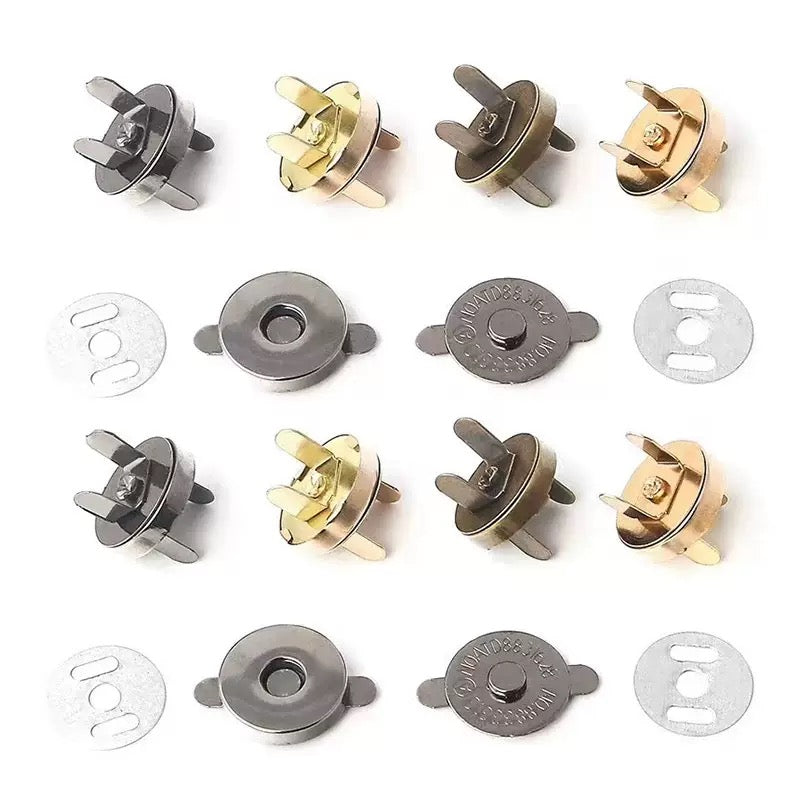 10 sets magnetic clip for handmade bags