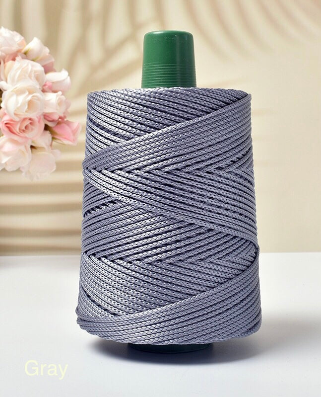 1pc 245g/8.64 Ounces Ice Silky Fiber Fabric Thread for DIY Crochets Handmade Projects