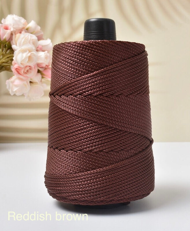 1pc 245g/8.64 Ounces Ice Silky Fiber Fabric Thread for DIY Crochets Handmade Projects