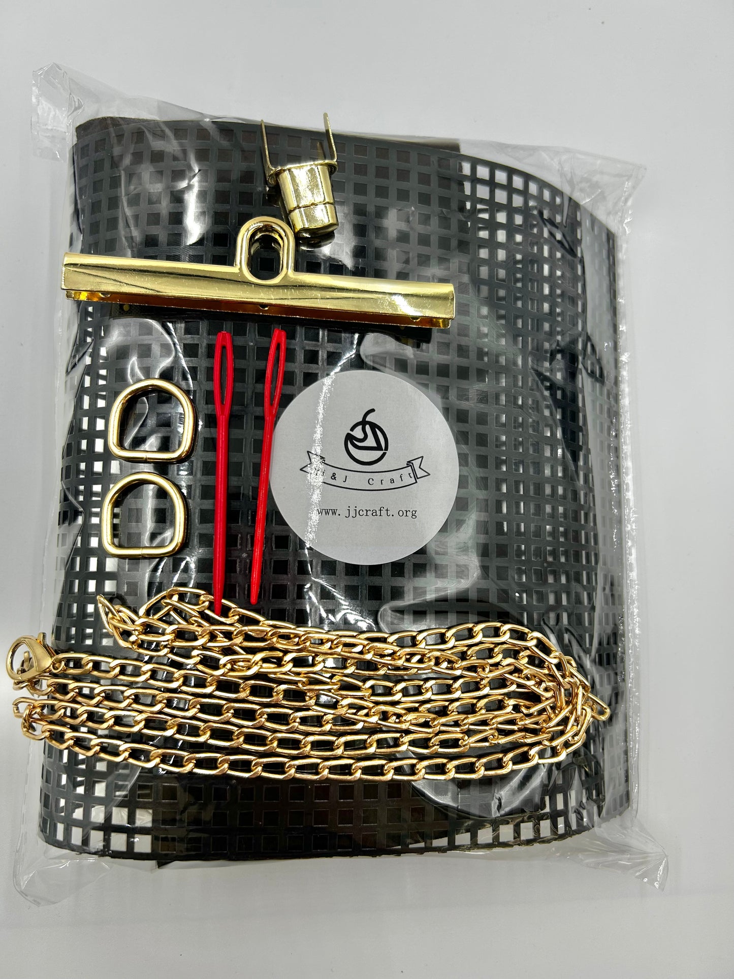 1 Set Plastic Canvas Turn lock Bag DIY Kit for Bag JJC02