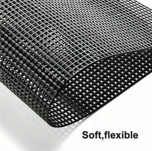 10 pcs Plastic Mesh Canvas Sheets, 16.5x23.62inch/ 42x60cm, 4mm Aperture, Yarn Crafting Knit Crochet Project