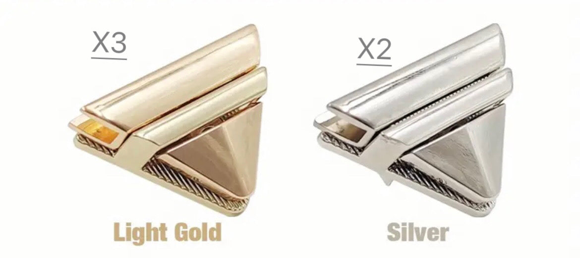 1pc Triangular buckle lock for handmade bags