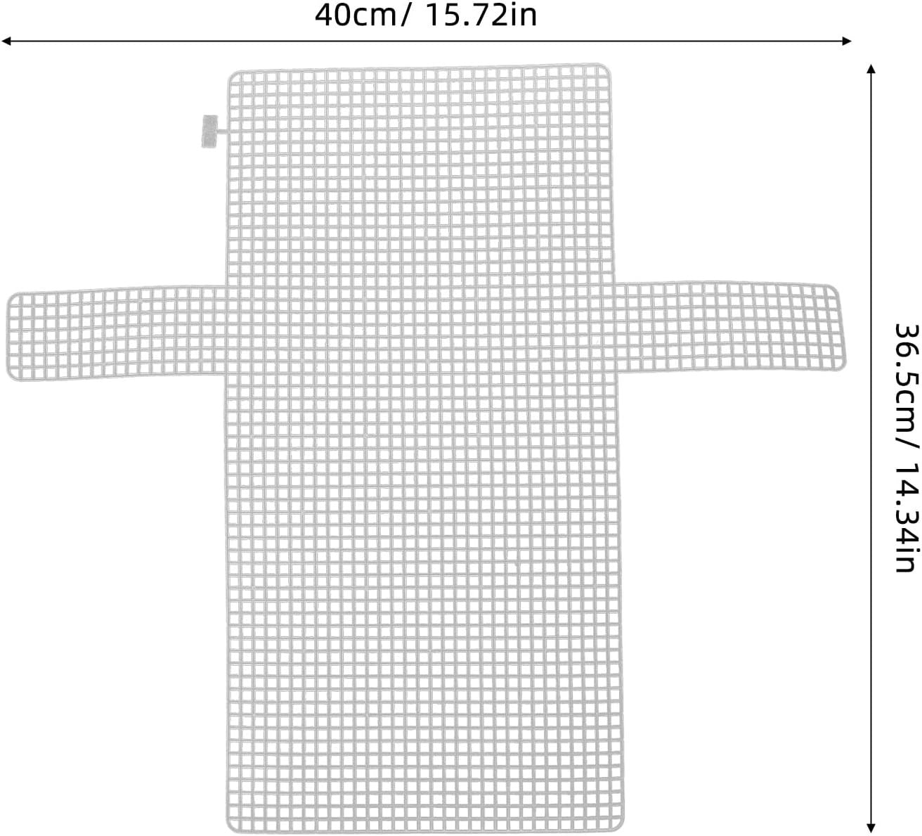 4pcs Clear Mesh Plastic Canvas Sheets for Embroidery, Hand Knit Woven Bag Making Blank Needlepoint Canvas Sheets for DIY Bag Making Sewing Crochet Craft Project