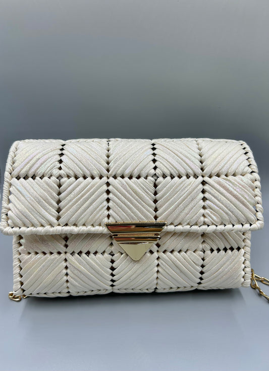 1 Set Plastic Canvas Triangular Buckle Bag DIY Kit for Bag JJC08