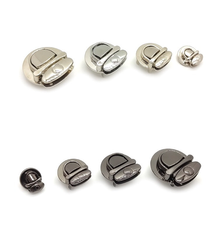 1pc Round buckle closure lock for handmade bags